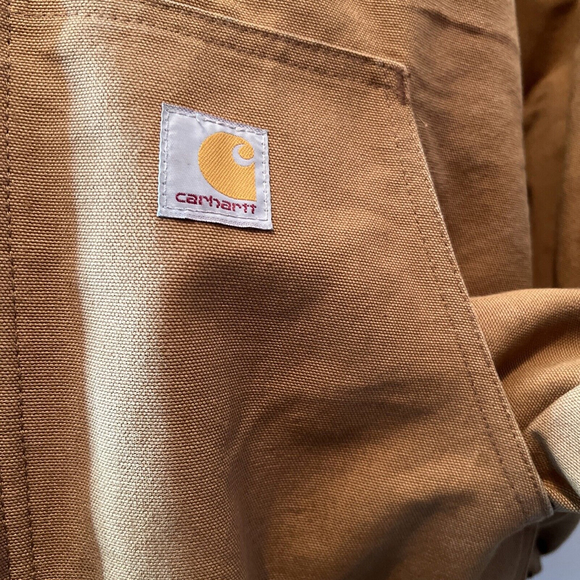 CarHartt Jacket 3XL Brown Hooded Work Coat J131-BRN Men's GUC Outdoor - Picture 2 of 15